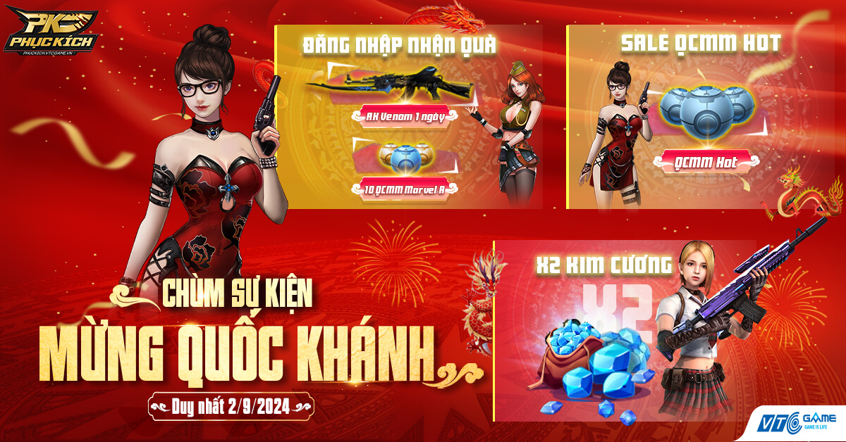 SK HOT CHÙM SỰ KIỆN MỪNG QUỐC KHÁNH QUÀ TẶNG FREE CÙNG X KIM CƯƠNG THẢ GA